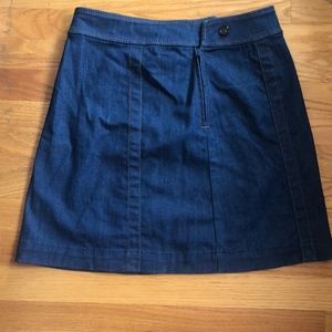 Denim work skirt